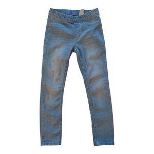 NWOT H&M Girls Light Blue Kids Jeggings Cotton Size 7-8